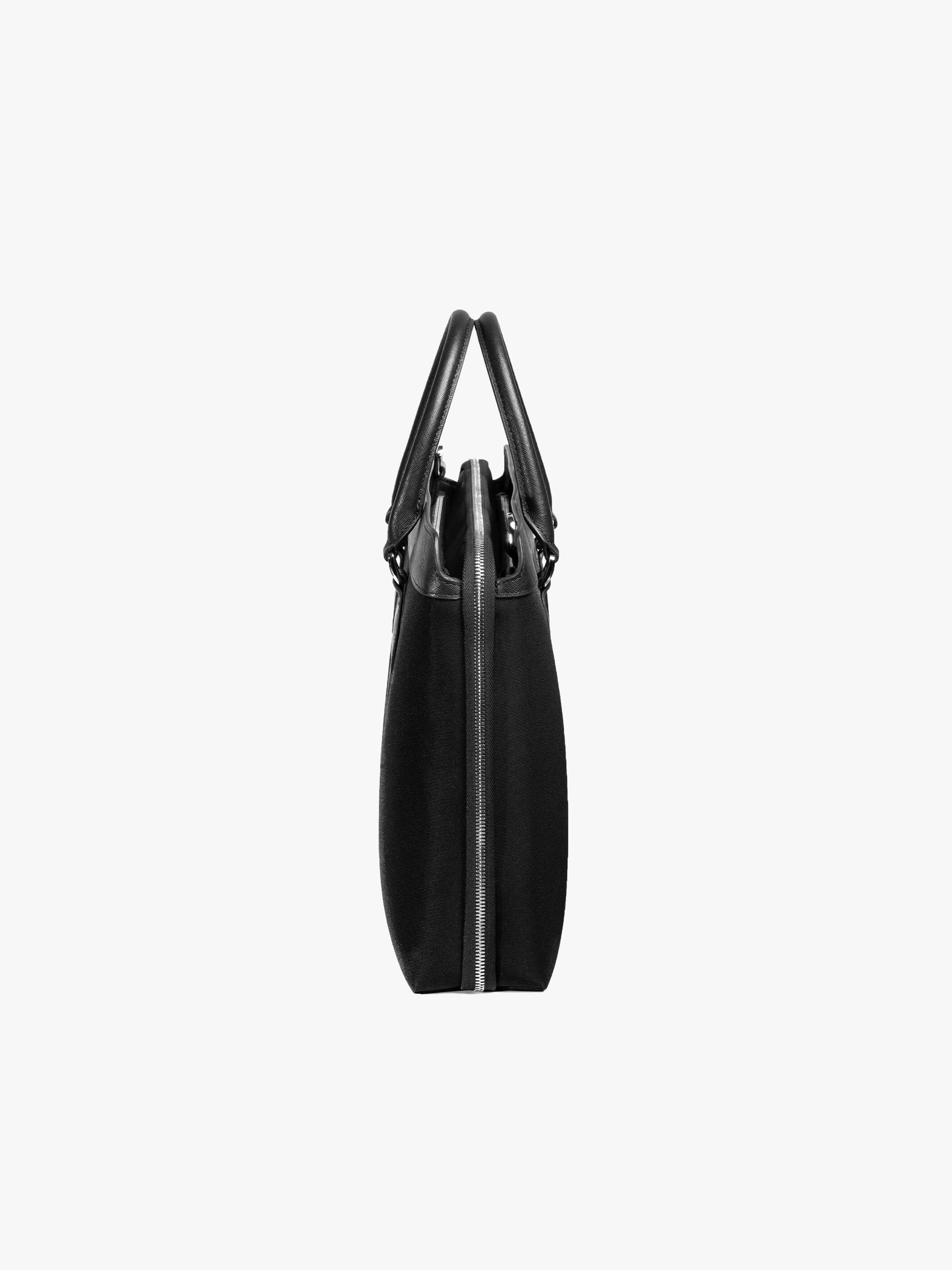 Alpha Leather-Trimmed Briefcase - Image 14