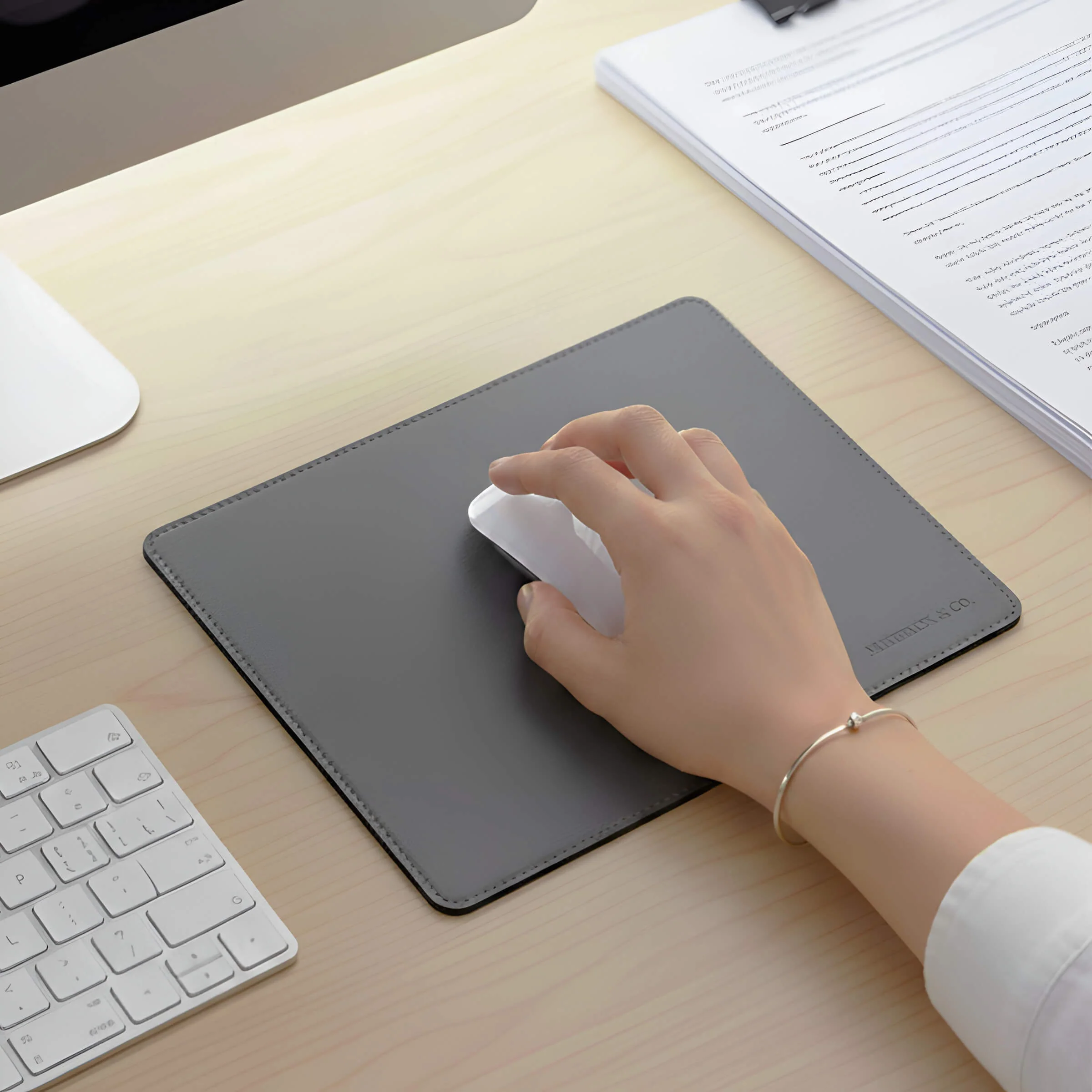 Aspire Leather Mouse Pad - Image 17