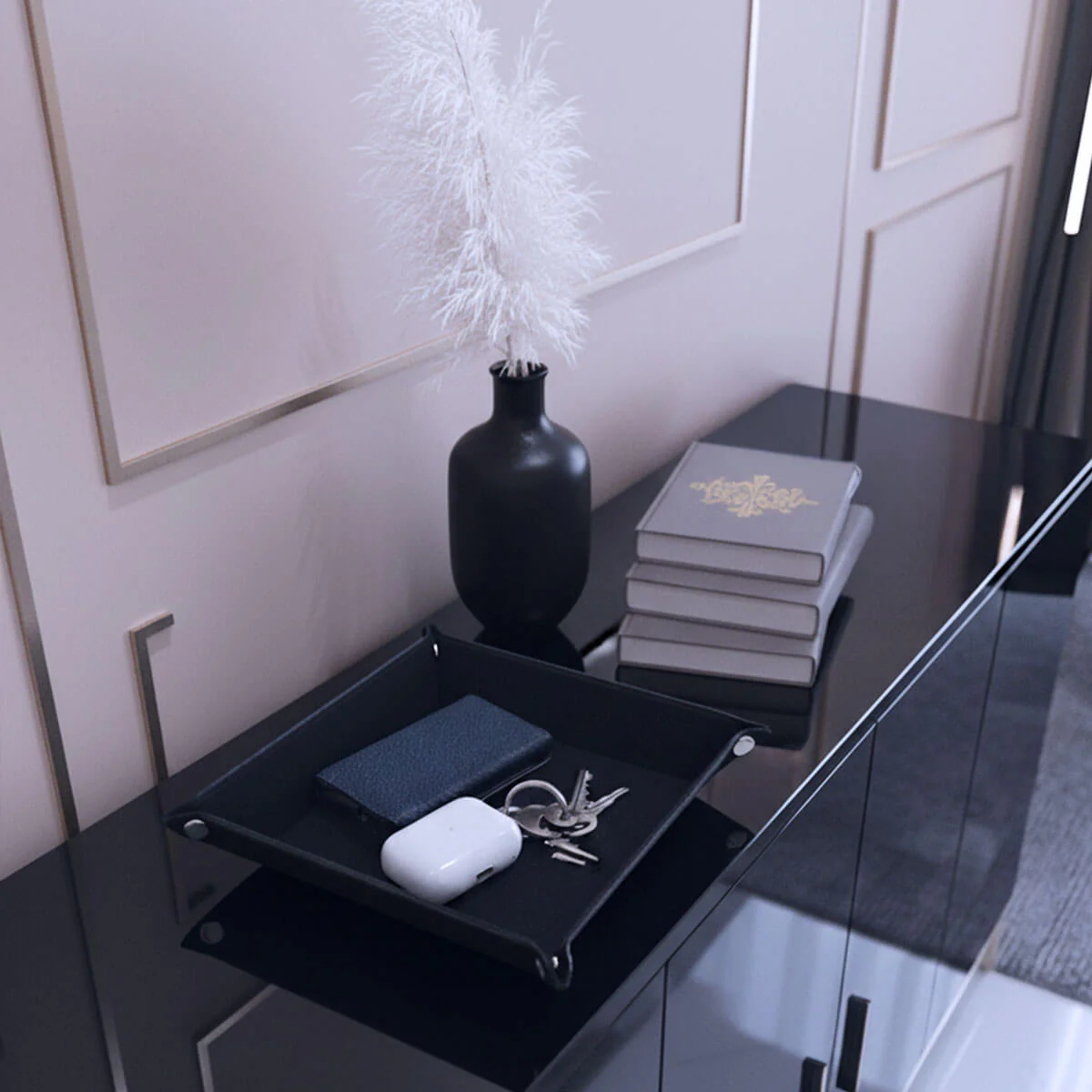 Aspire Saffiano Leather Valet Tray - Image 5