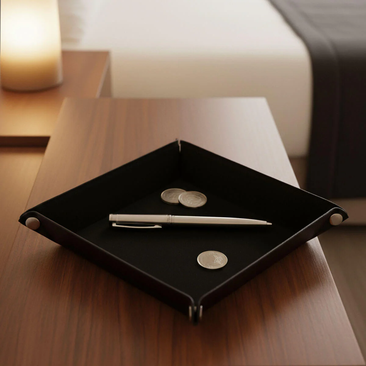 Aspire Saffiano Leather Valet Tray - Image 6