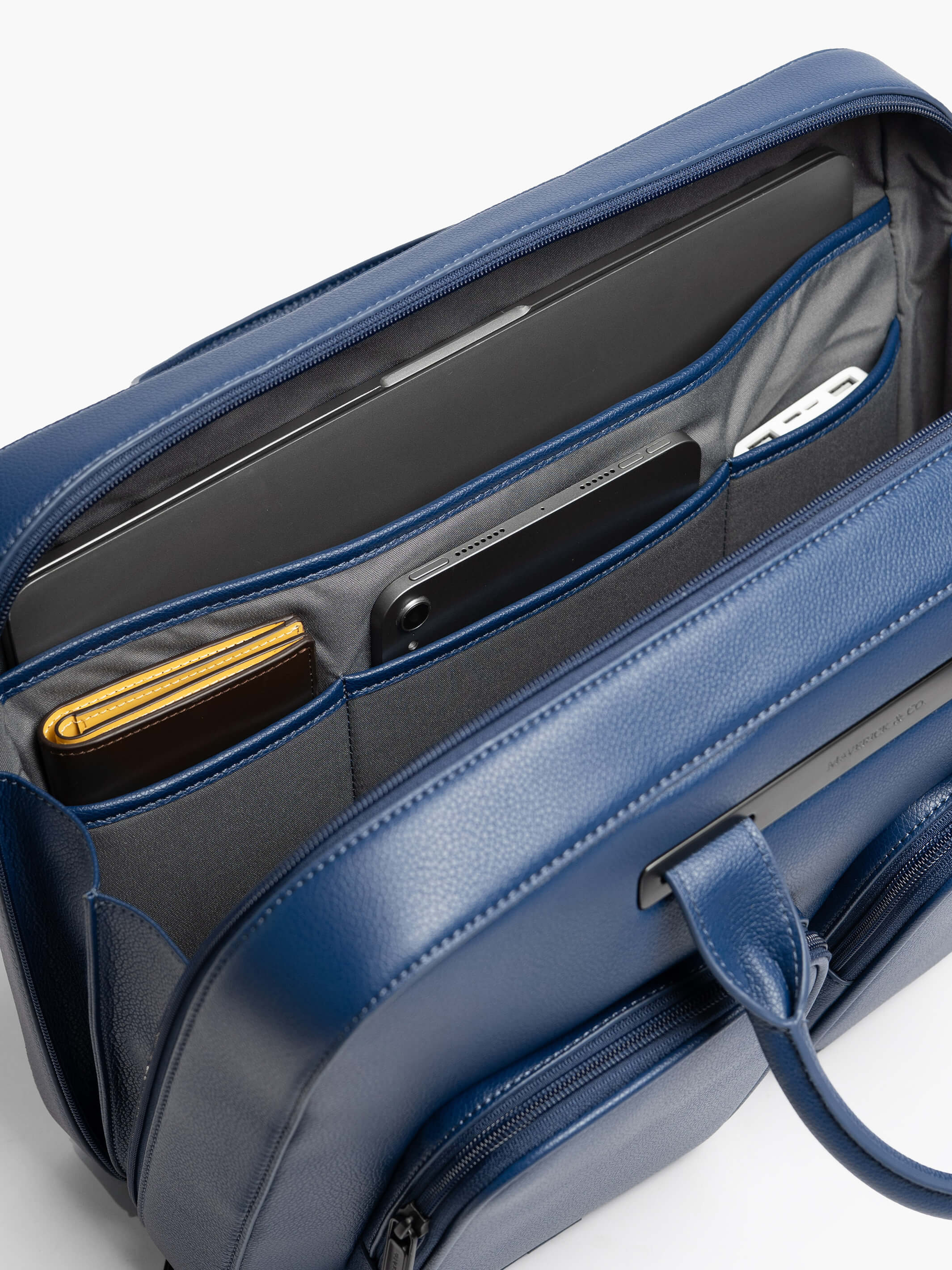 Axis Leather Briefcase - Image 14
