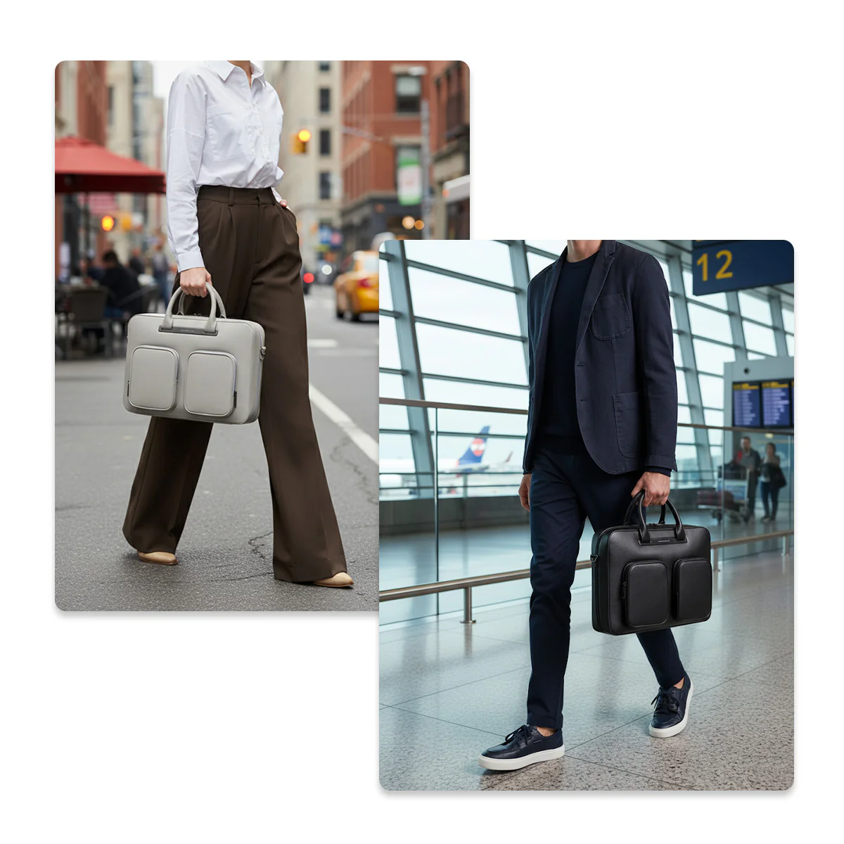 Axis Leather Briefcase - Image 34