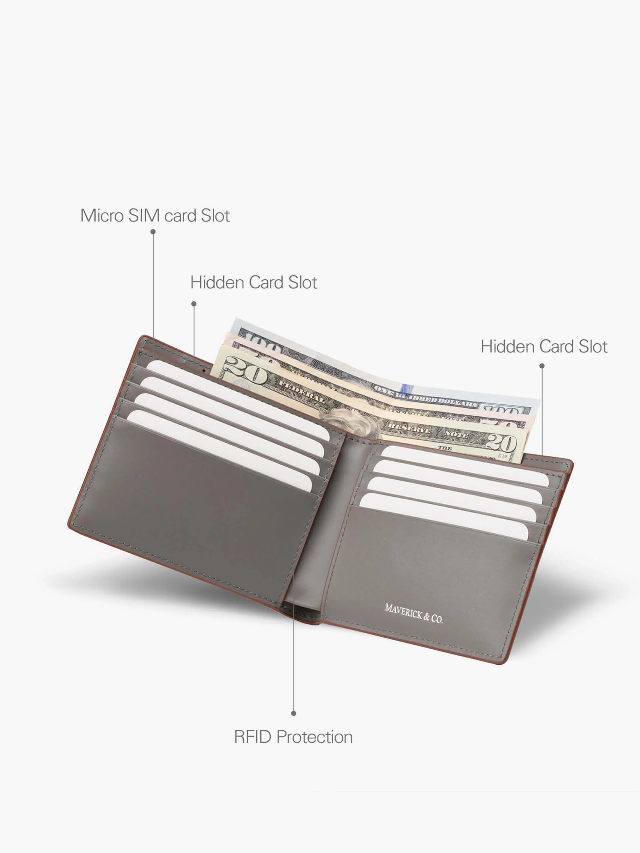 Cosmopolitan Slim Leather Wallet - Image 10