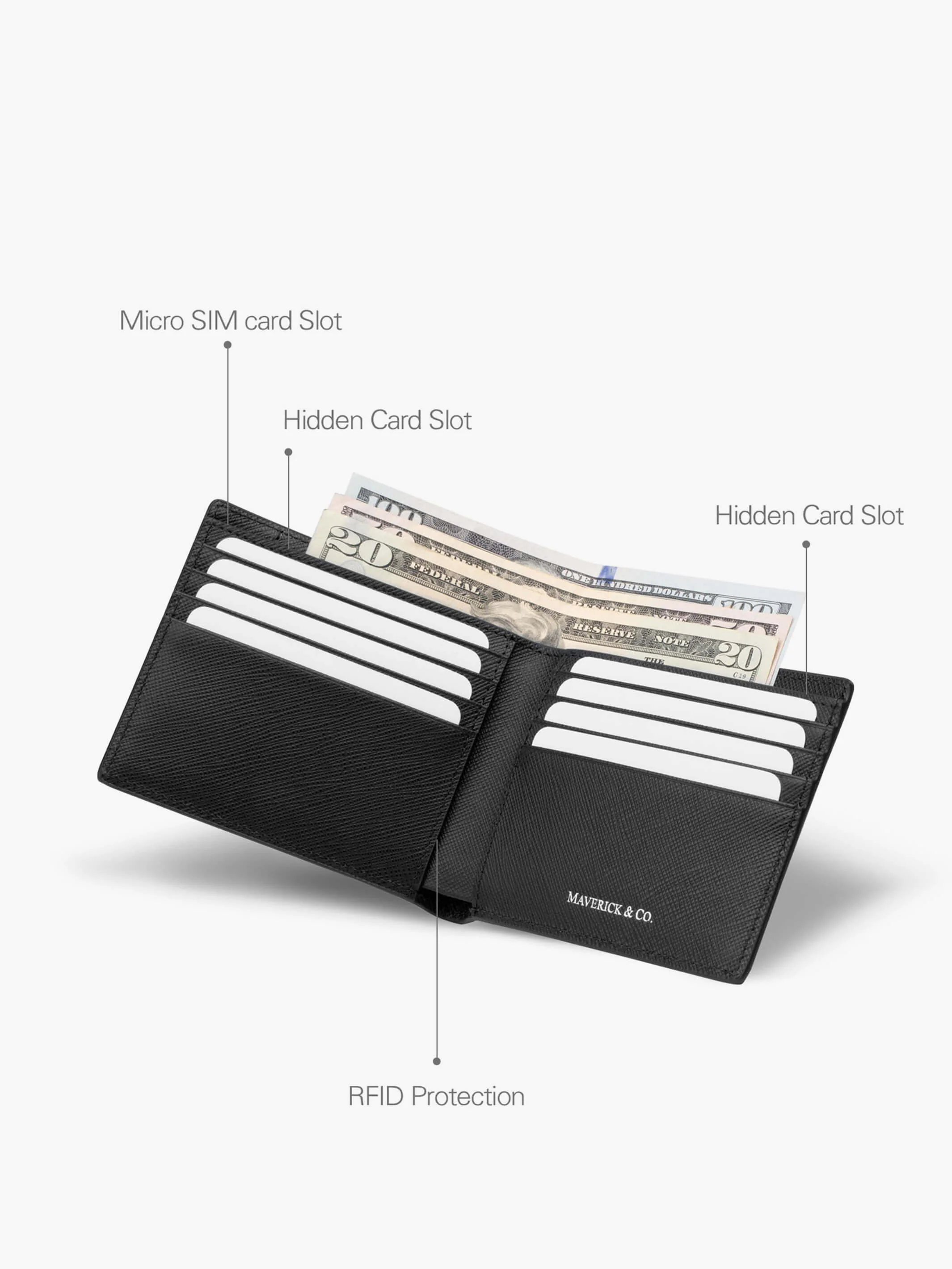 Cosmopolitan Slim Leather Wallet - Image 14