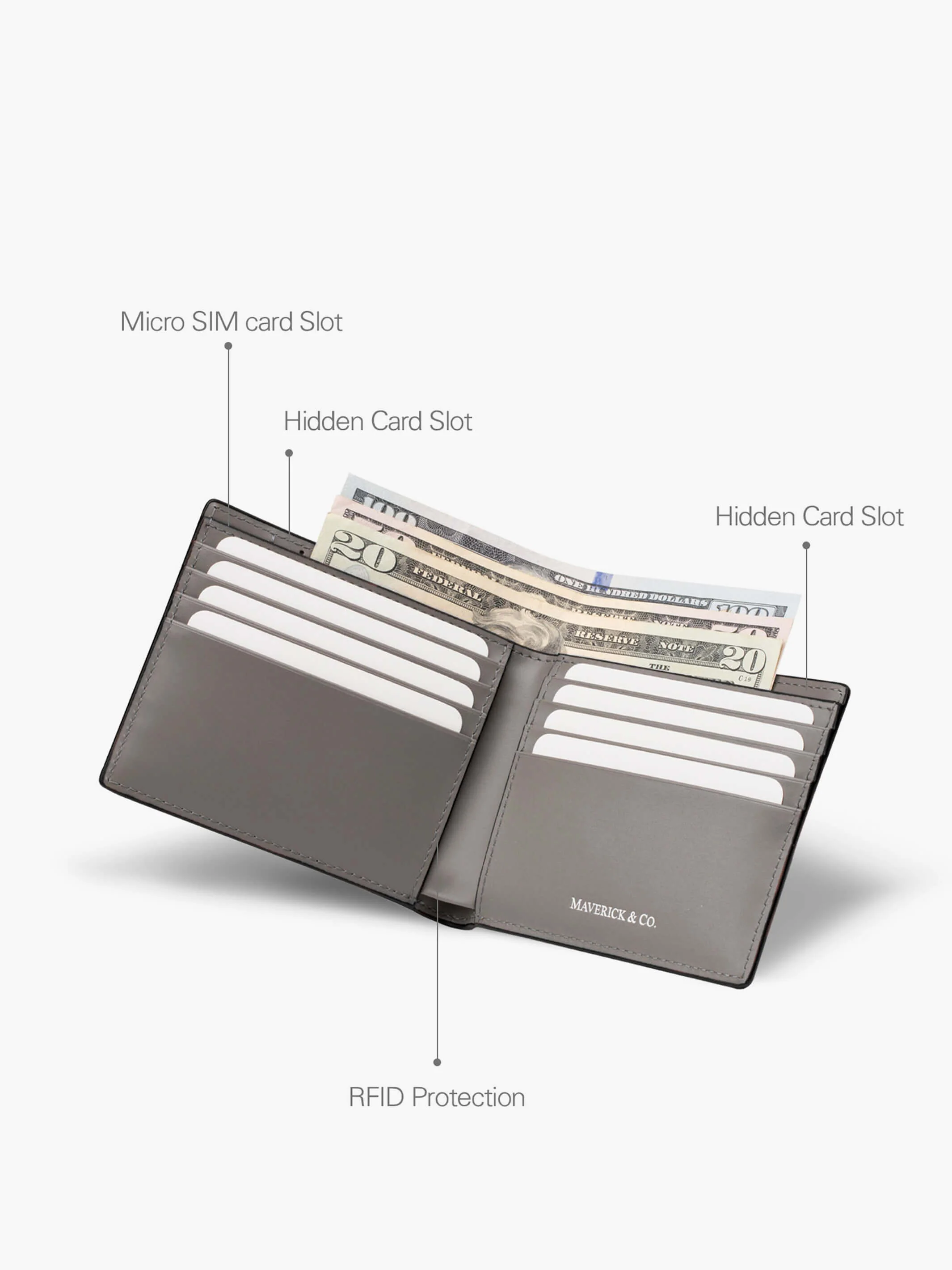 Cosmopolitan Slim Leather Wallet - Image 6