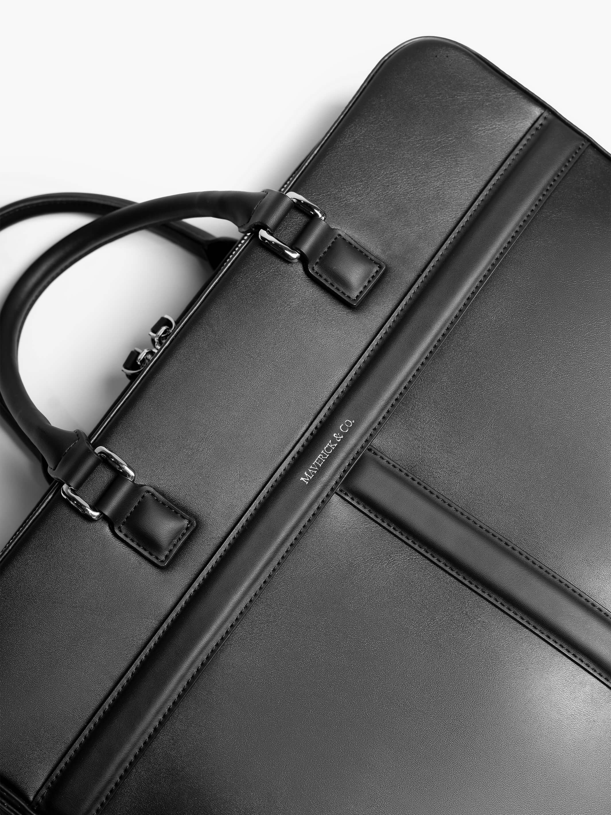 Delta Leather Briefcase - Image 10