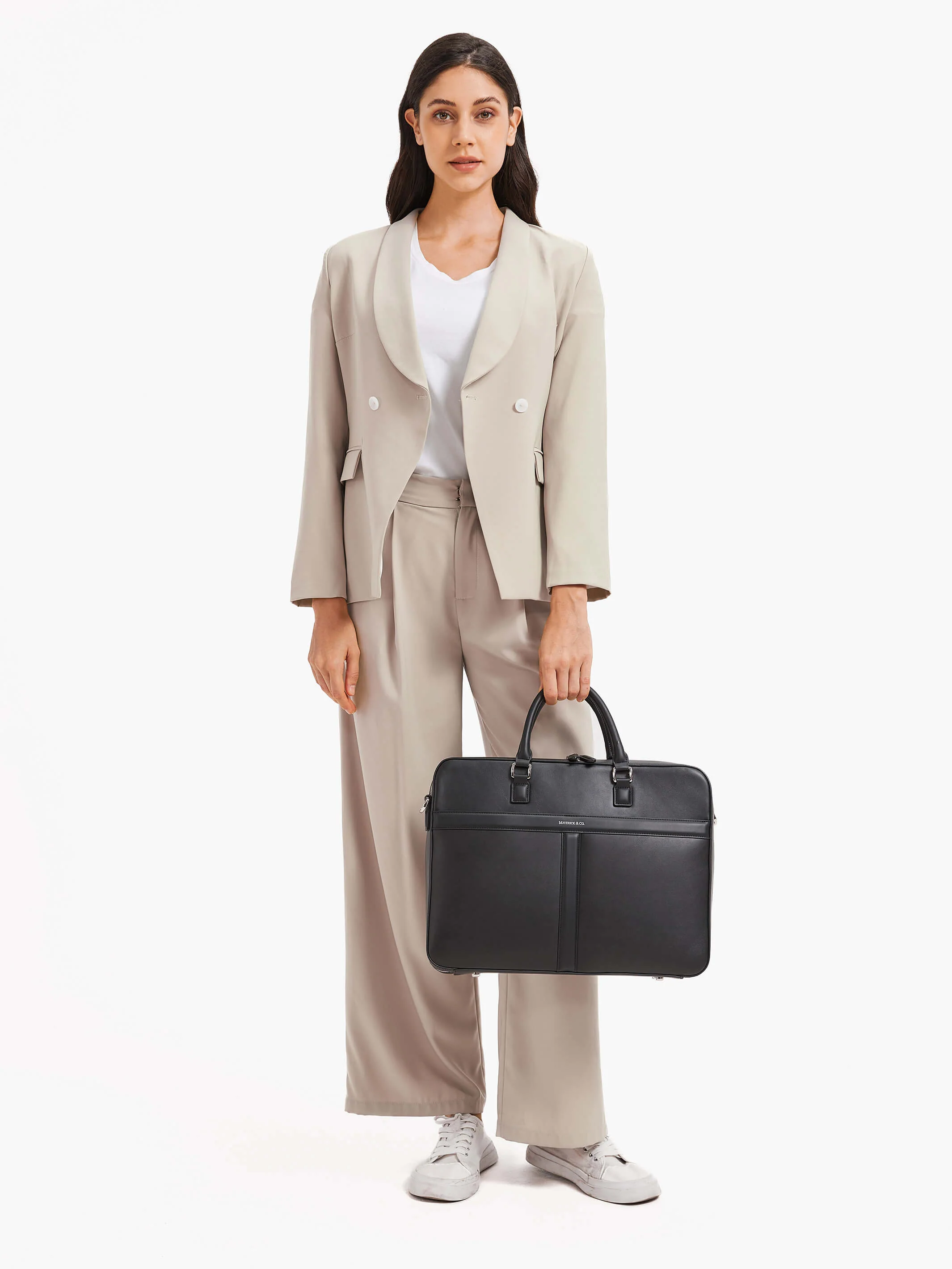 Delta Leather Briefcase - Image 12