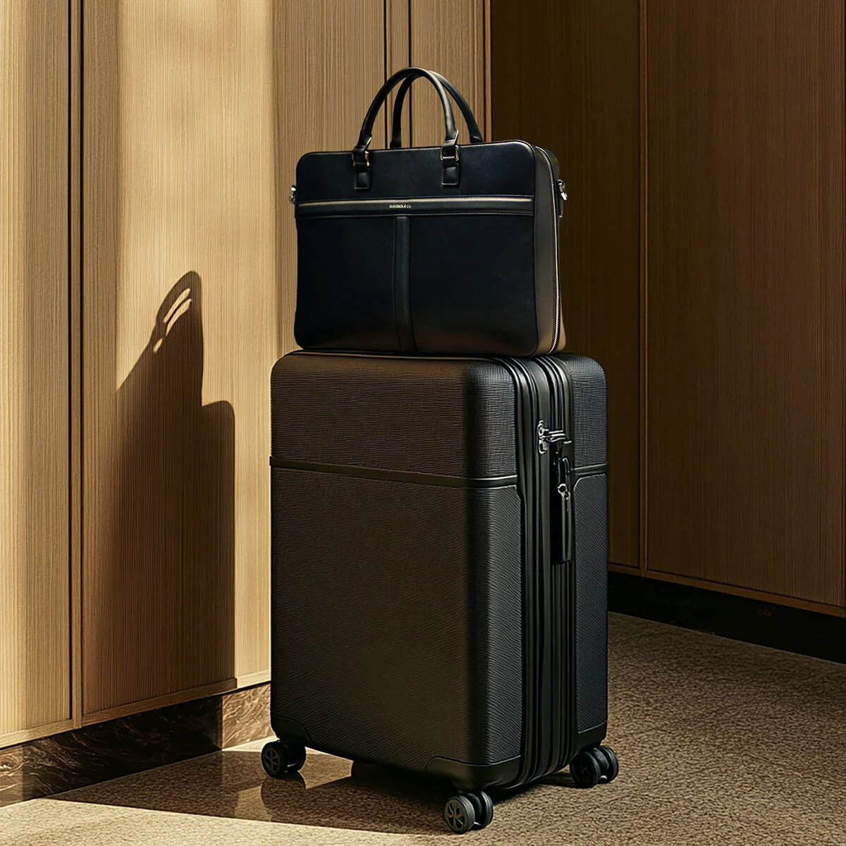 Delta Leather Briefcase - Image 14
