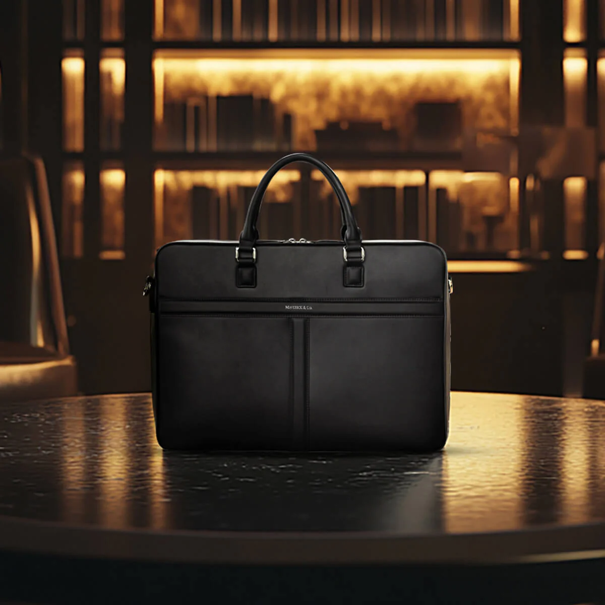 Delta Leather Briefcase - Image 17