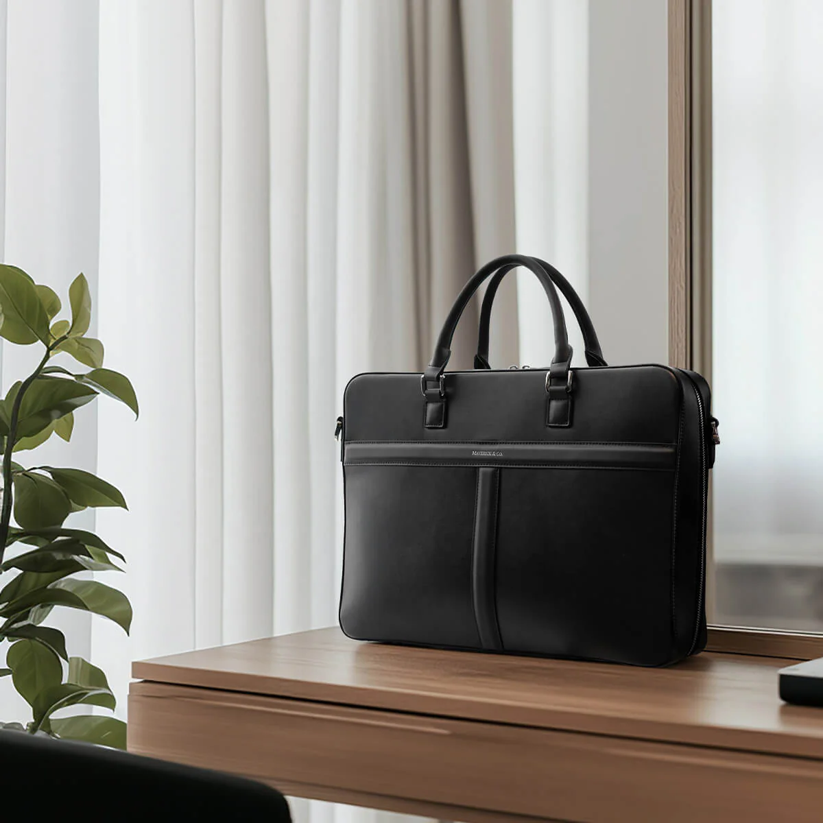 Delta Leather Briefcase - Image 18