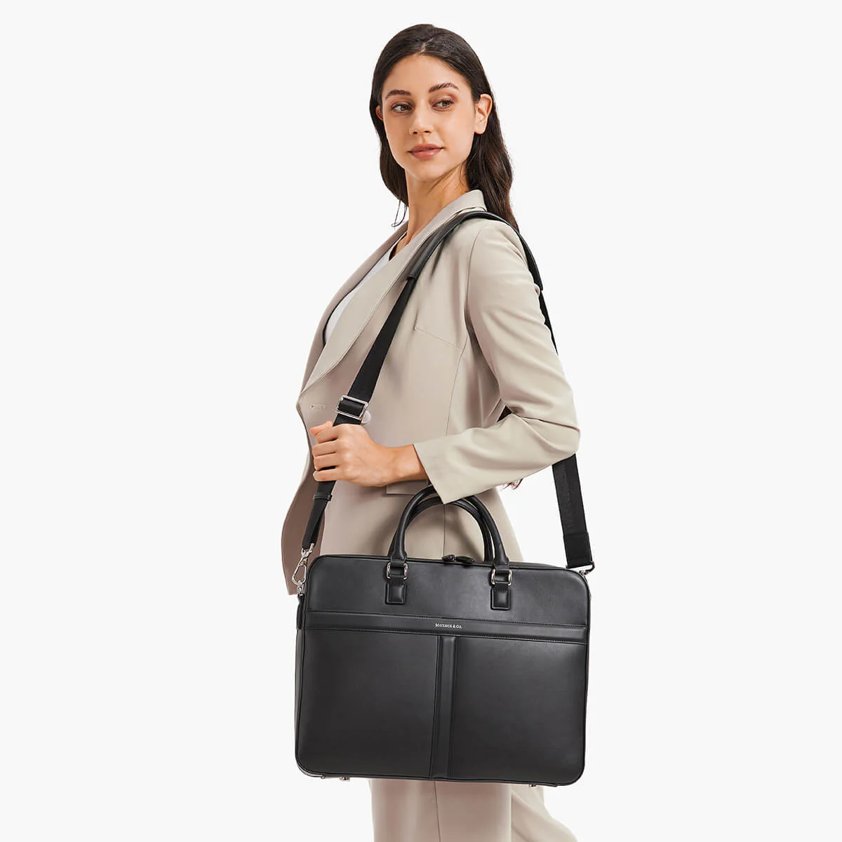 Delta Leather Briefcase - Image 19