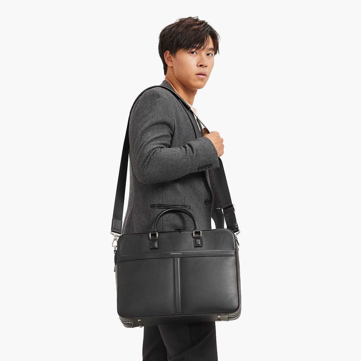 Delta Leather Briefcase - Image 23