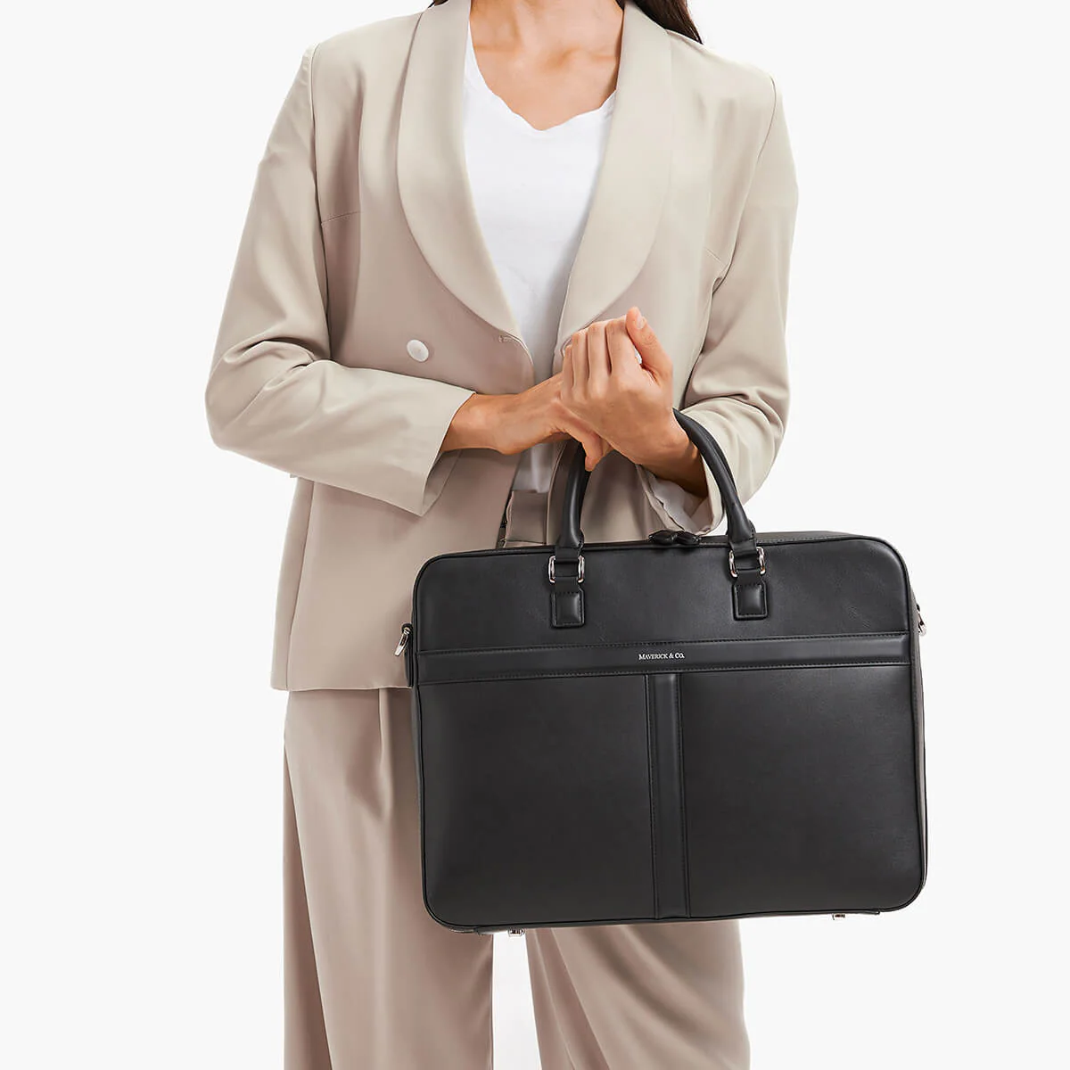Delta Leather Briefcase - Image 26