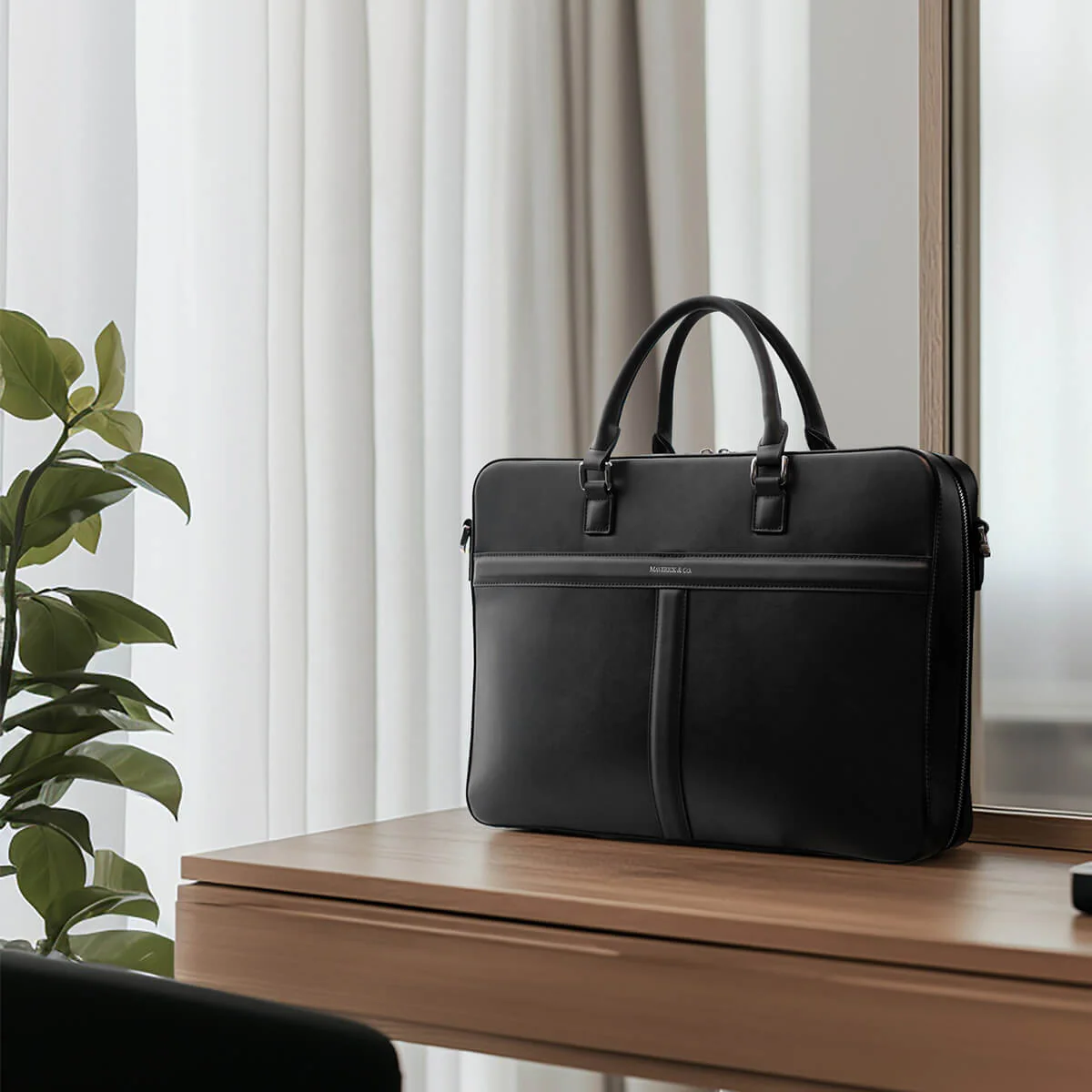 Delta Leather Briefcase - Image 28