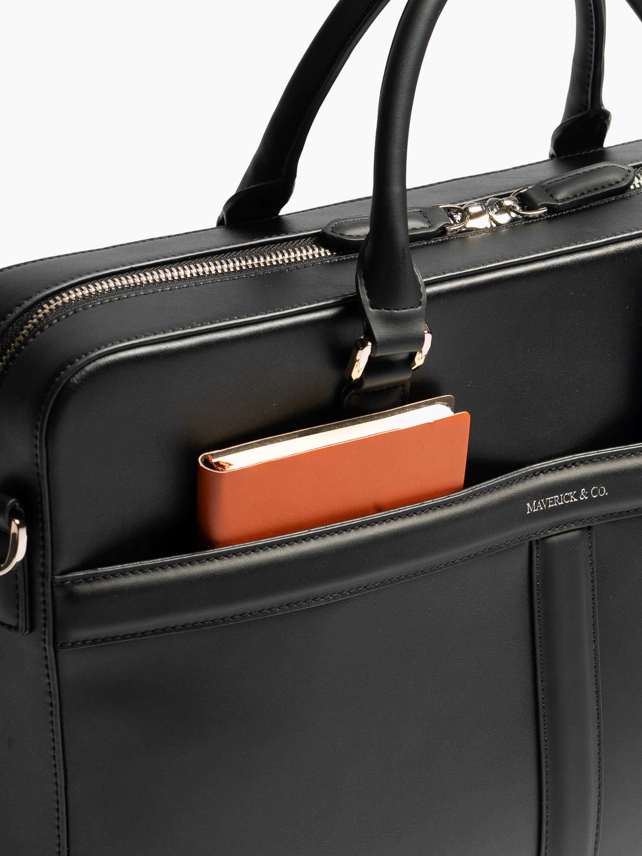 Delta Leather Briefcase - Image 6
