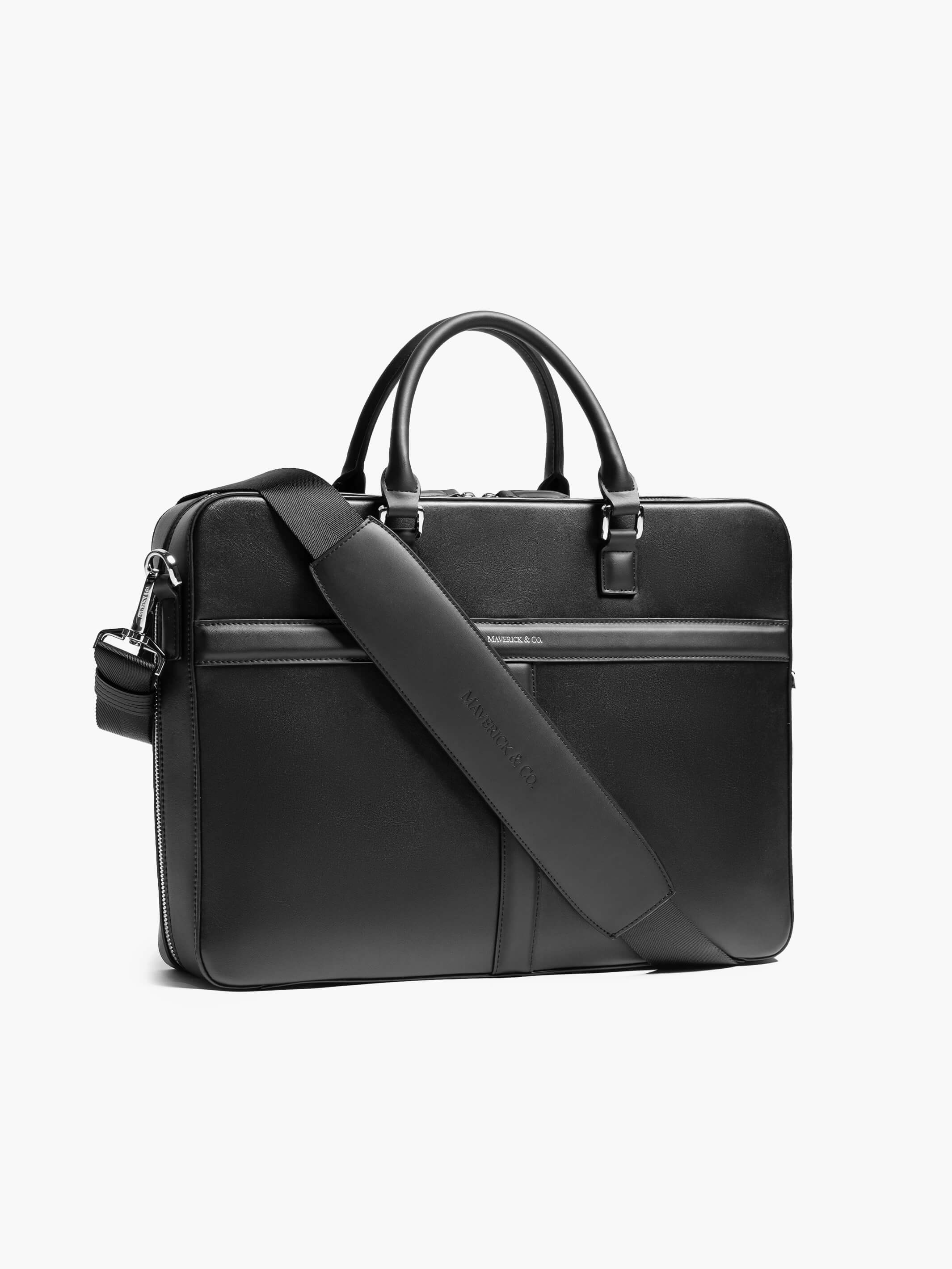 Delta Leather Briefcase - Image 7
