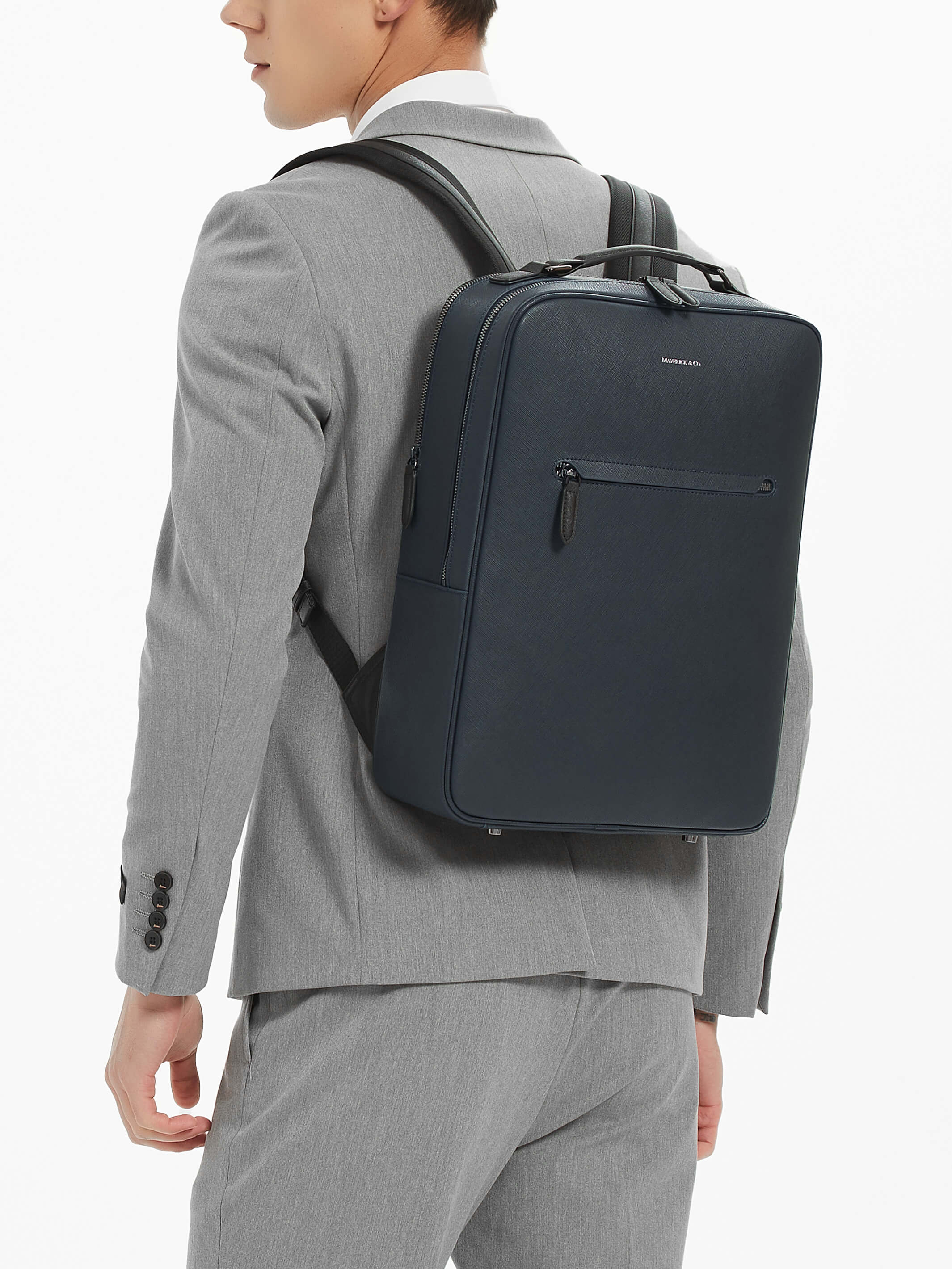 Earthen Recycled Leather Backpack - Image 21