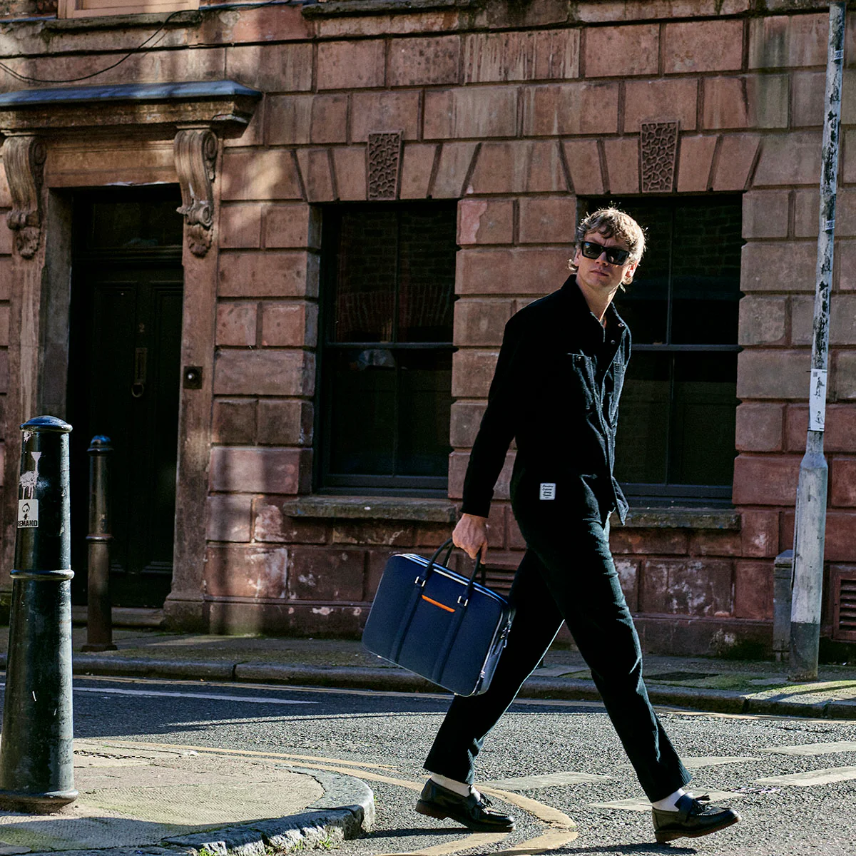 Manhattan Double-Zip Leather Briefcase - Image 34