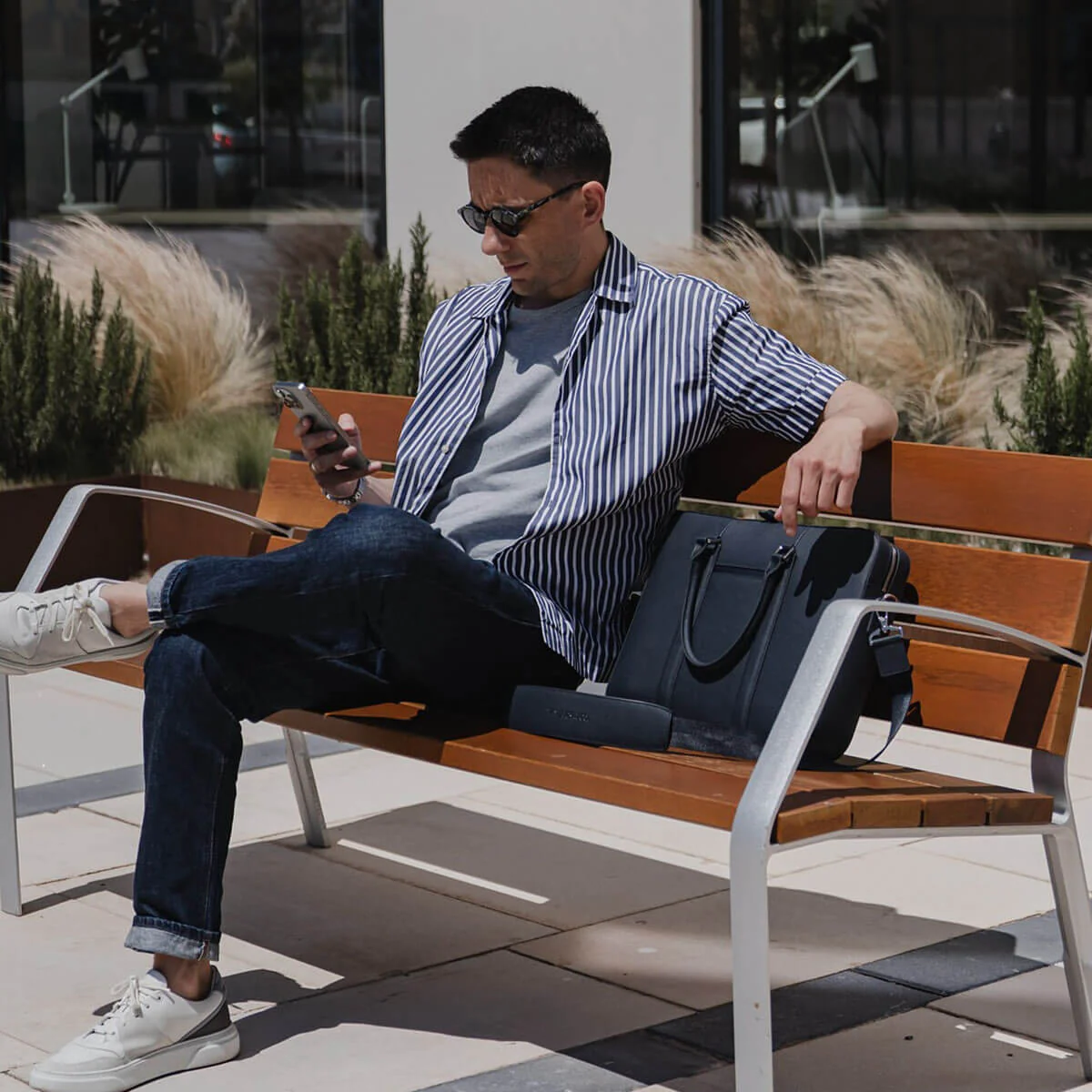 Manhattan Leather Briefcase - Image 71