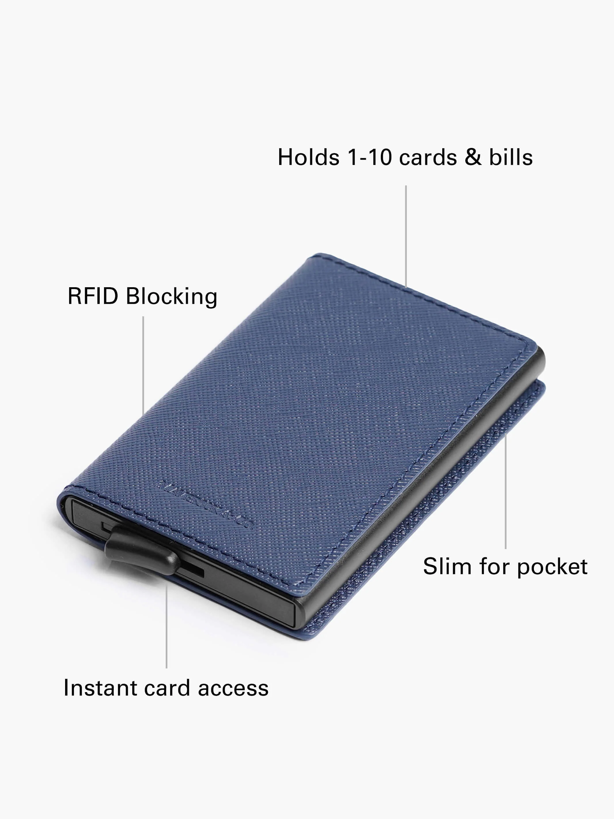 Manhattan Leather Pop-Up Wallet - Image 6