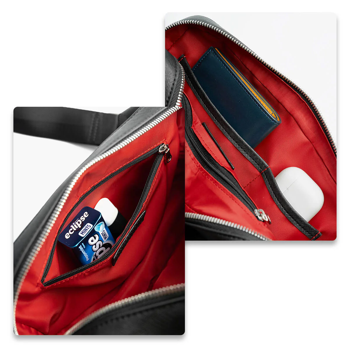 Manhattan Leather Sling Bag - Image 14