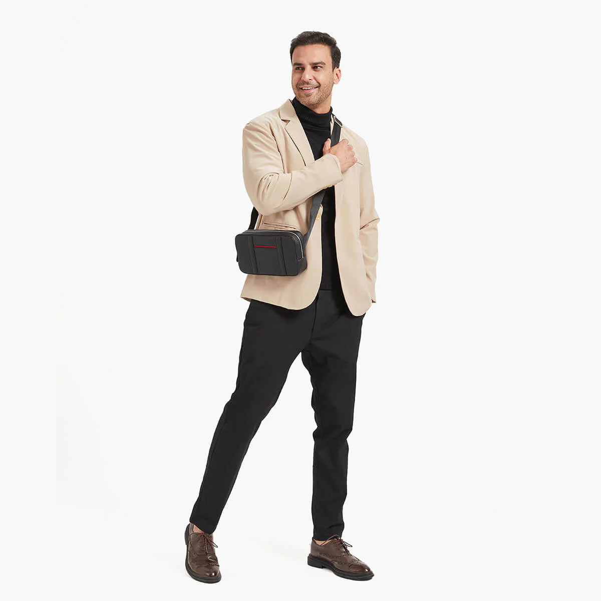 Manhattan Leather Sling Bag - Image 24