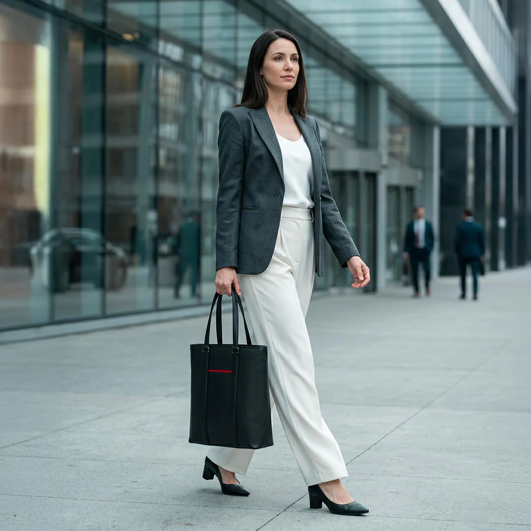 Manhattan Leather Tote - Image 11