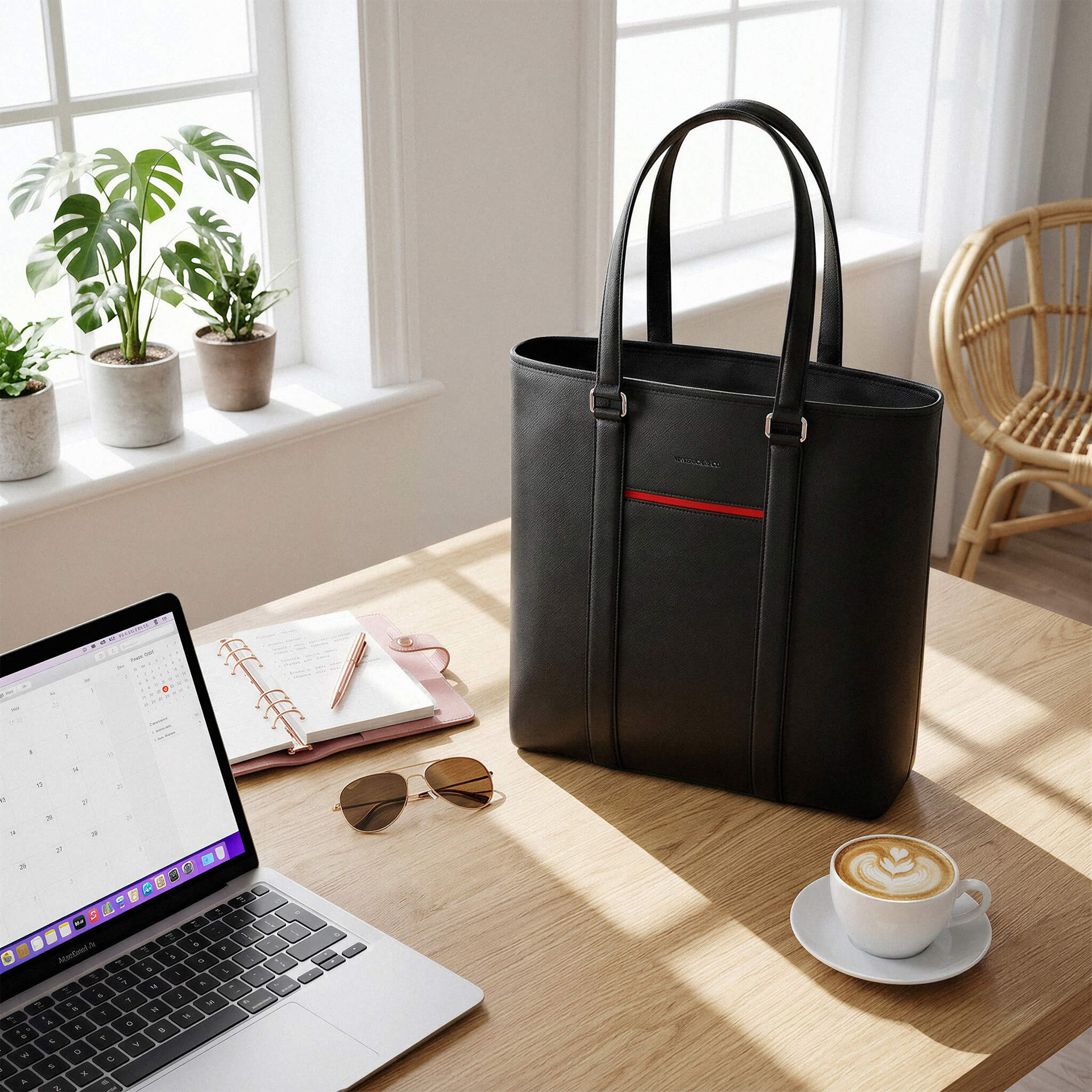 Manhattan Leather Tote - Image 17
