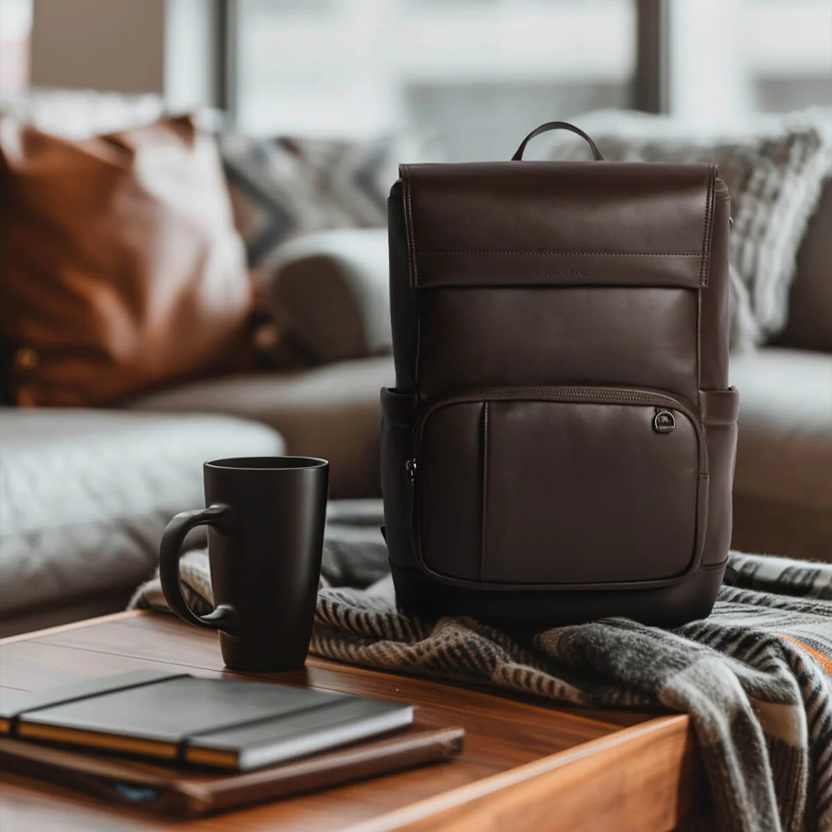 Maximus Leather Backpack - Image 10