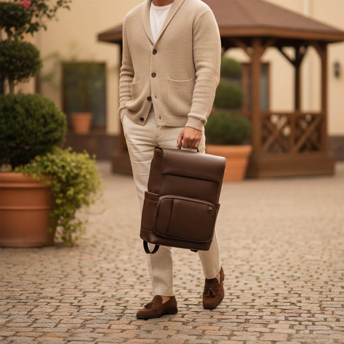 Maximus Leather Backpack - Image 19