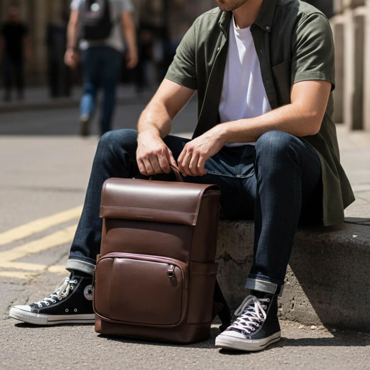 Maximus Leather Backpack - Image 22