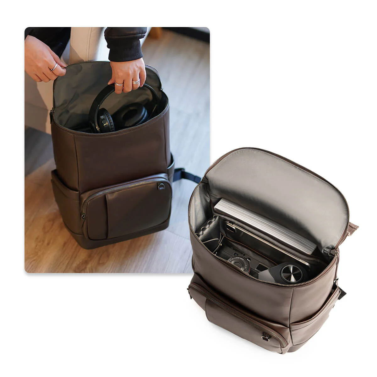 Maximus Leather Backpack - Image 9
